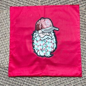 18 x 18 Christmas Pillow Cover-Cool Santa Claus